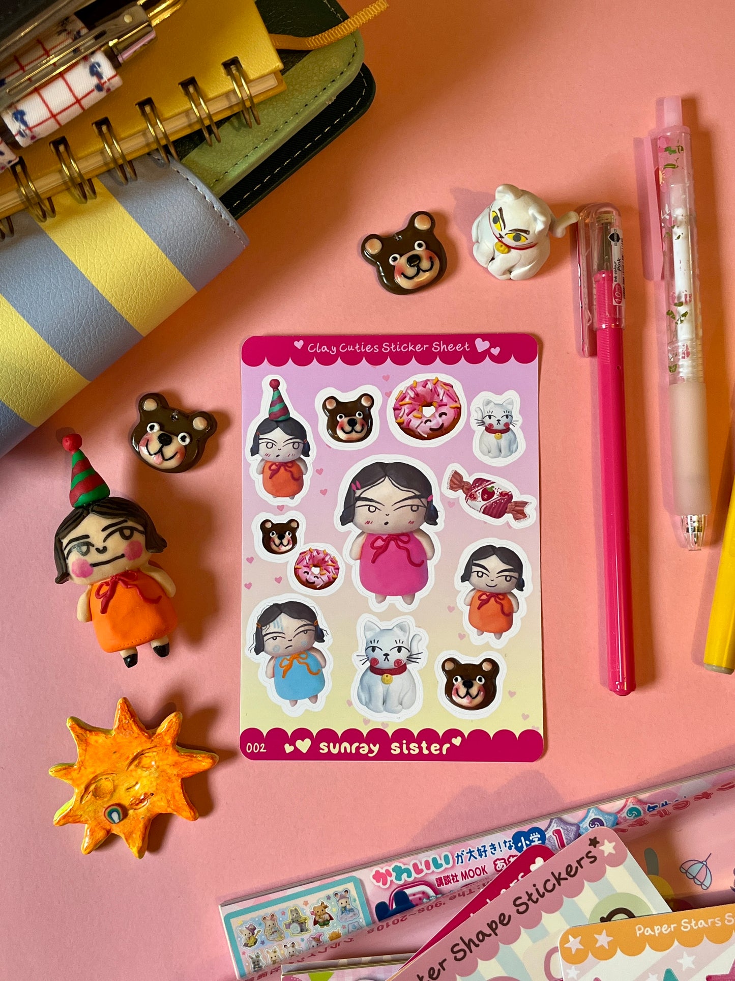 Clay Cuties Sticker Sheet