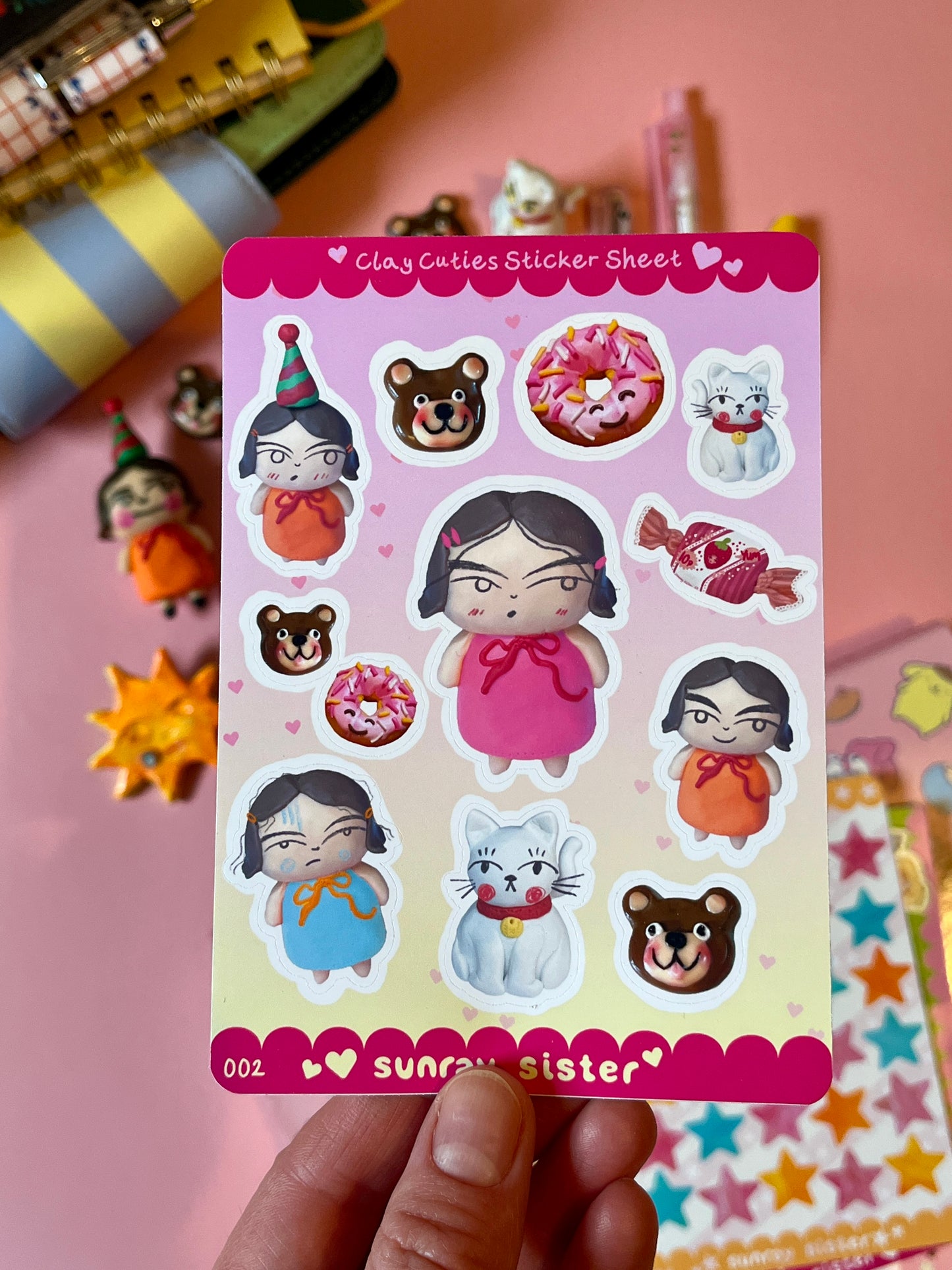 Clay Cuties Sticker Sheet
