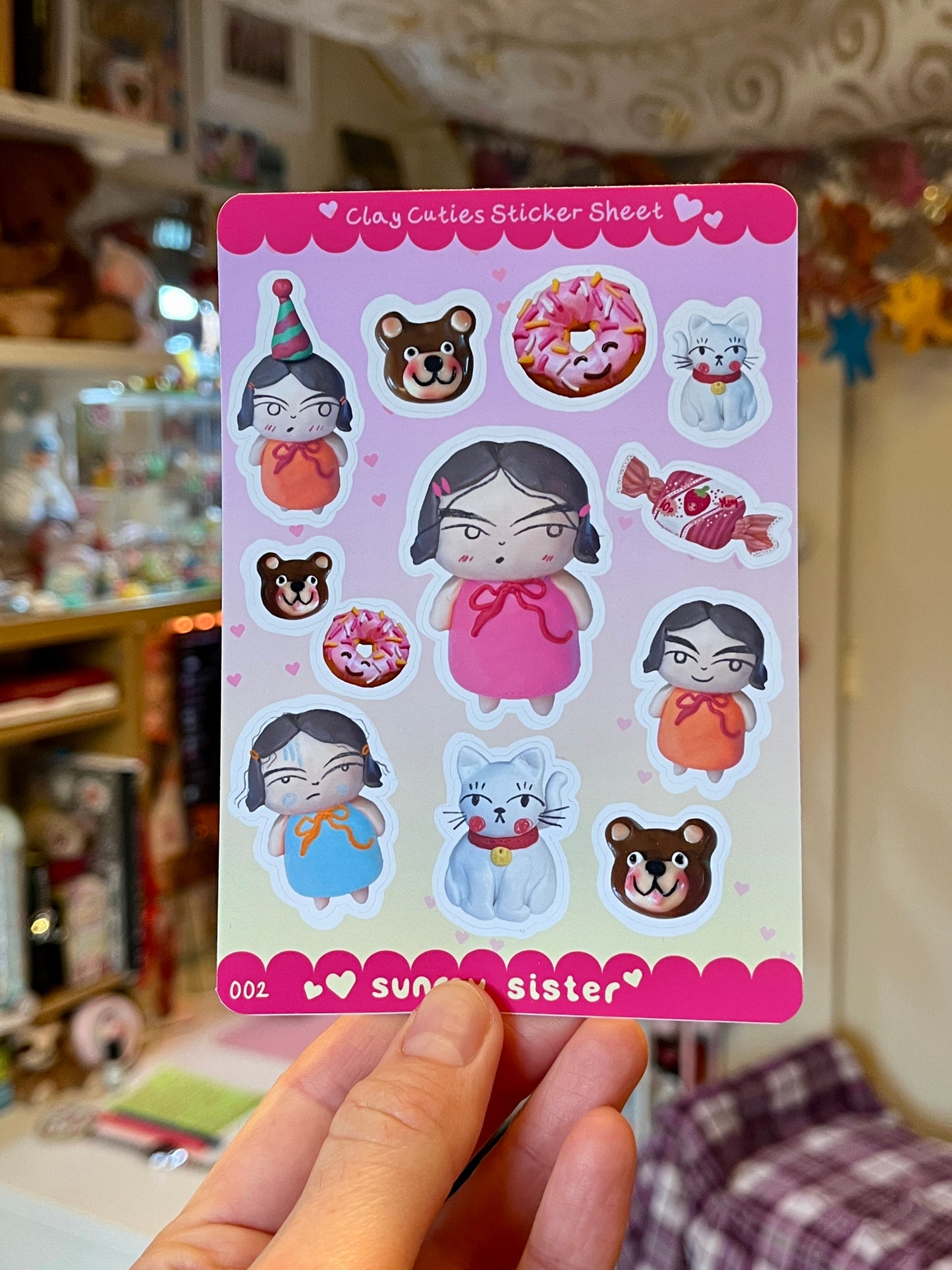 Clay Cuties Sticker Sheet