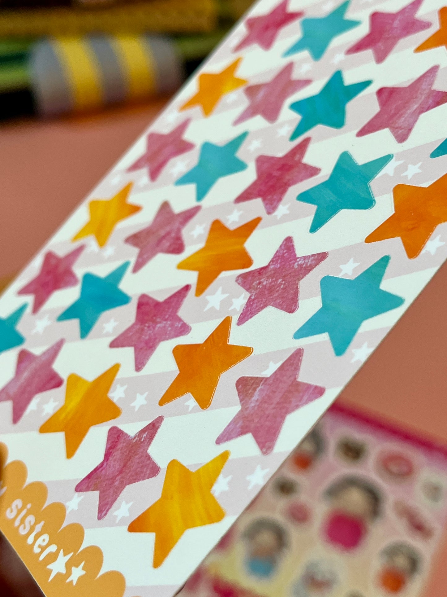 Colourful Stars Sticker Sheet